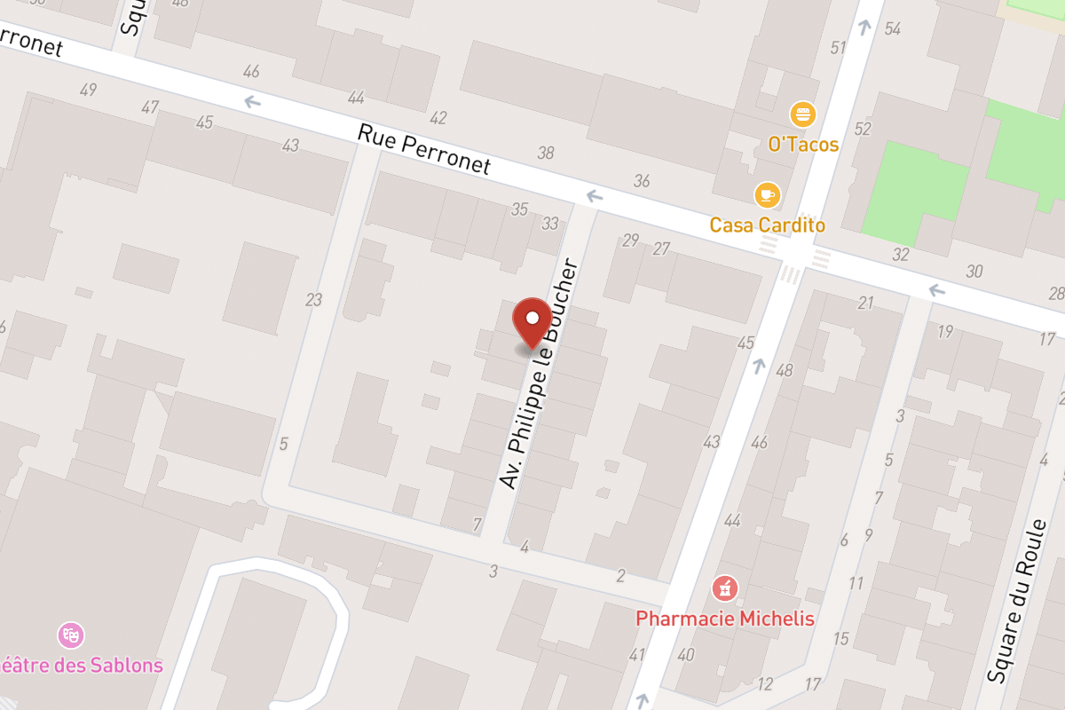 Plan de situation — 19 Avenue Philippe le Boucher