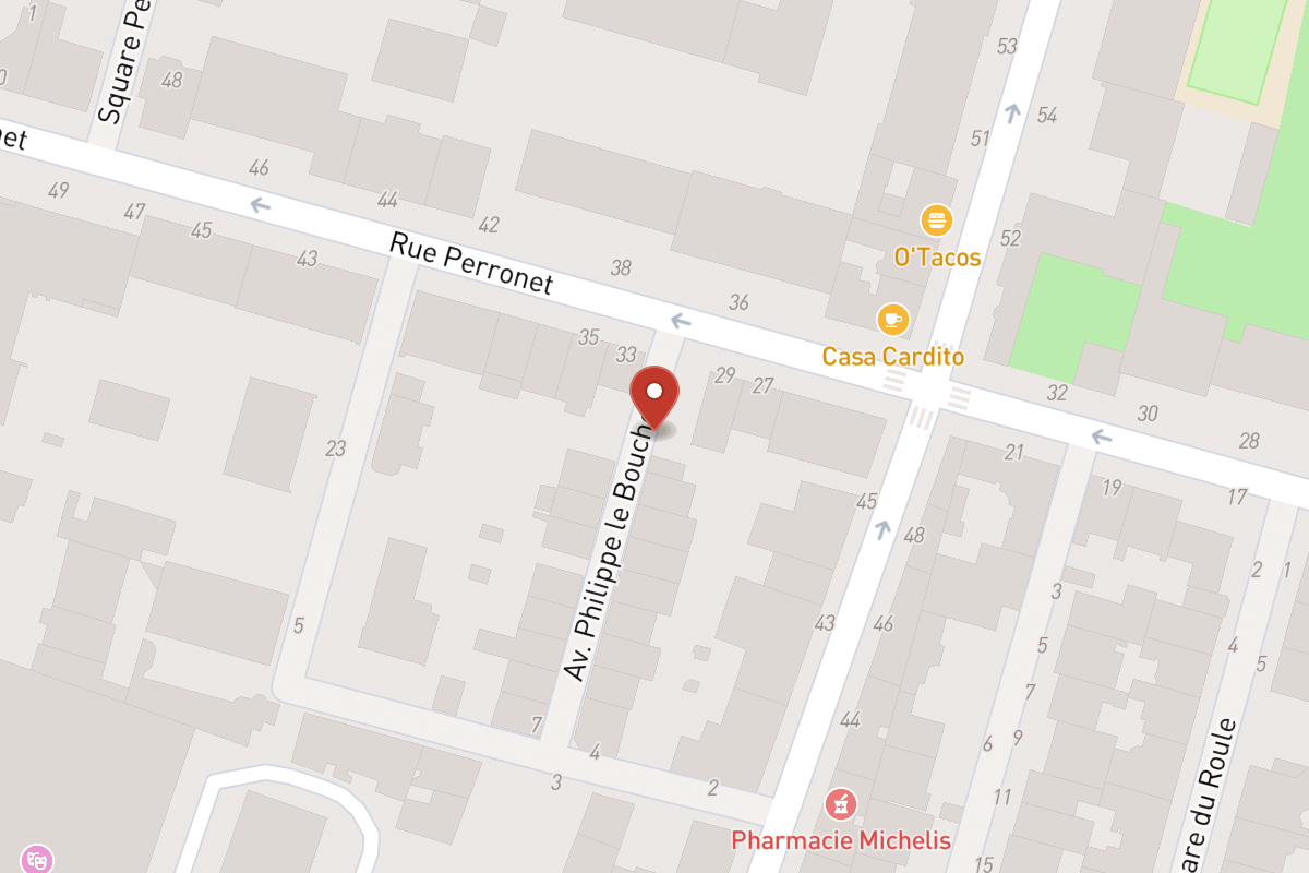Plan de situation — 20 Avenue Philippe le Boucher