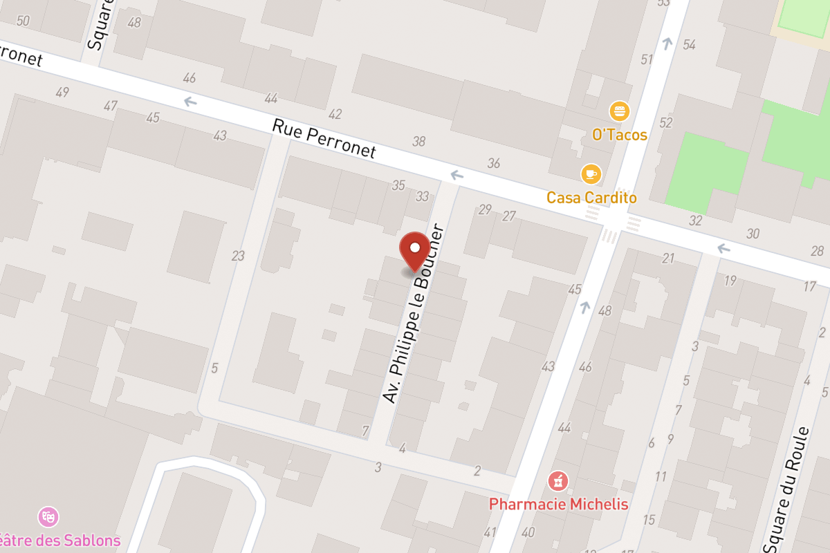 Plan de situation — 21 Avenue Philippe le Boucher