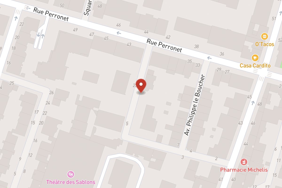 Plan de situation — 22 Avenue Philippe le Boucher
