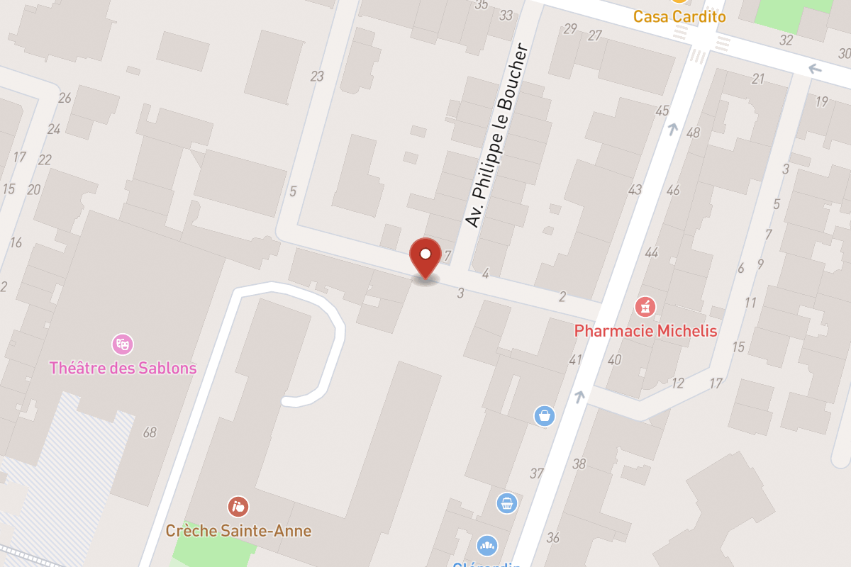 Plan de situation — 3BIS Avenue Philippe le Boucher