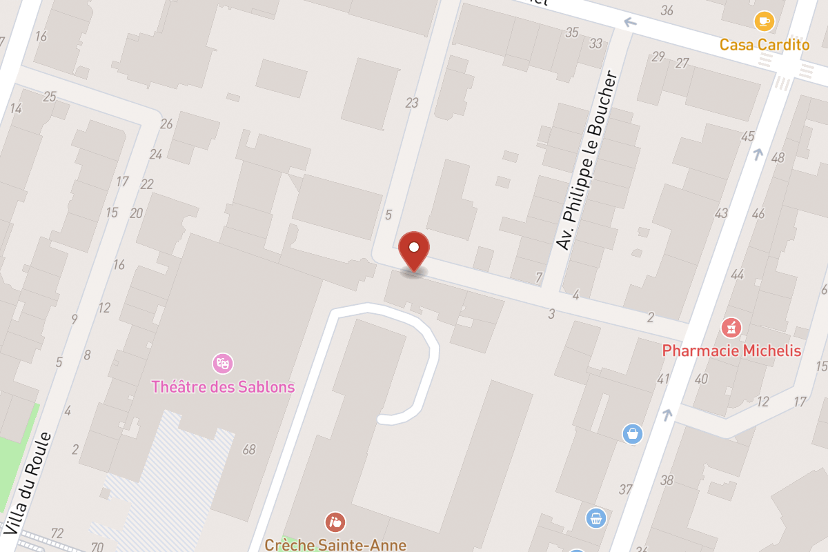 Plan de situation — 5 Avenue Philippe le Boucher