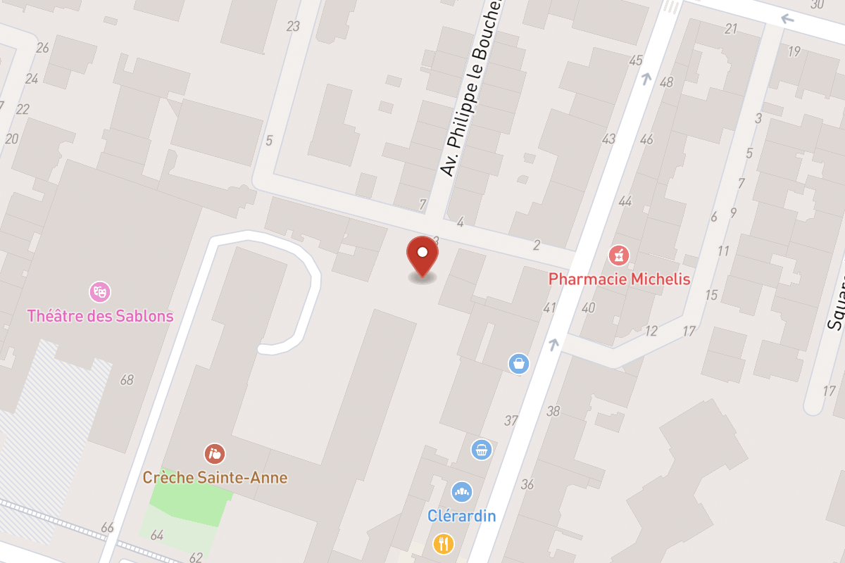 Plan de situation — 6 Avenue Philippe le Boucher
