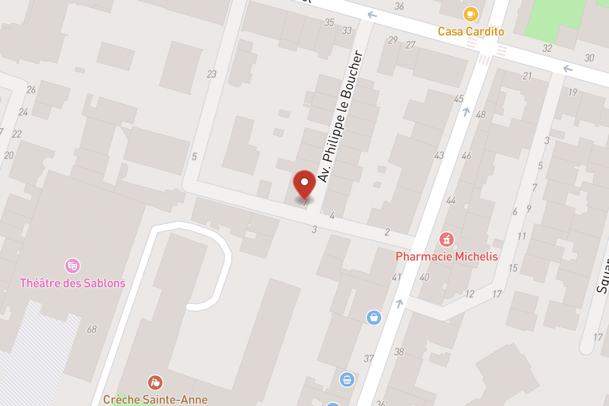 Plan de situation — 7BIS Avenue Philippe le Boucher
