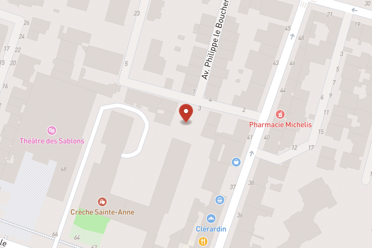 Plan de situation — 7 Avenue Philippe le Boucher