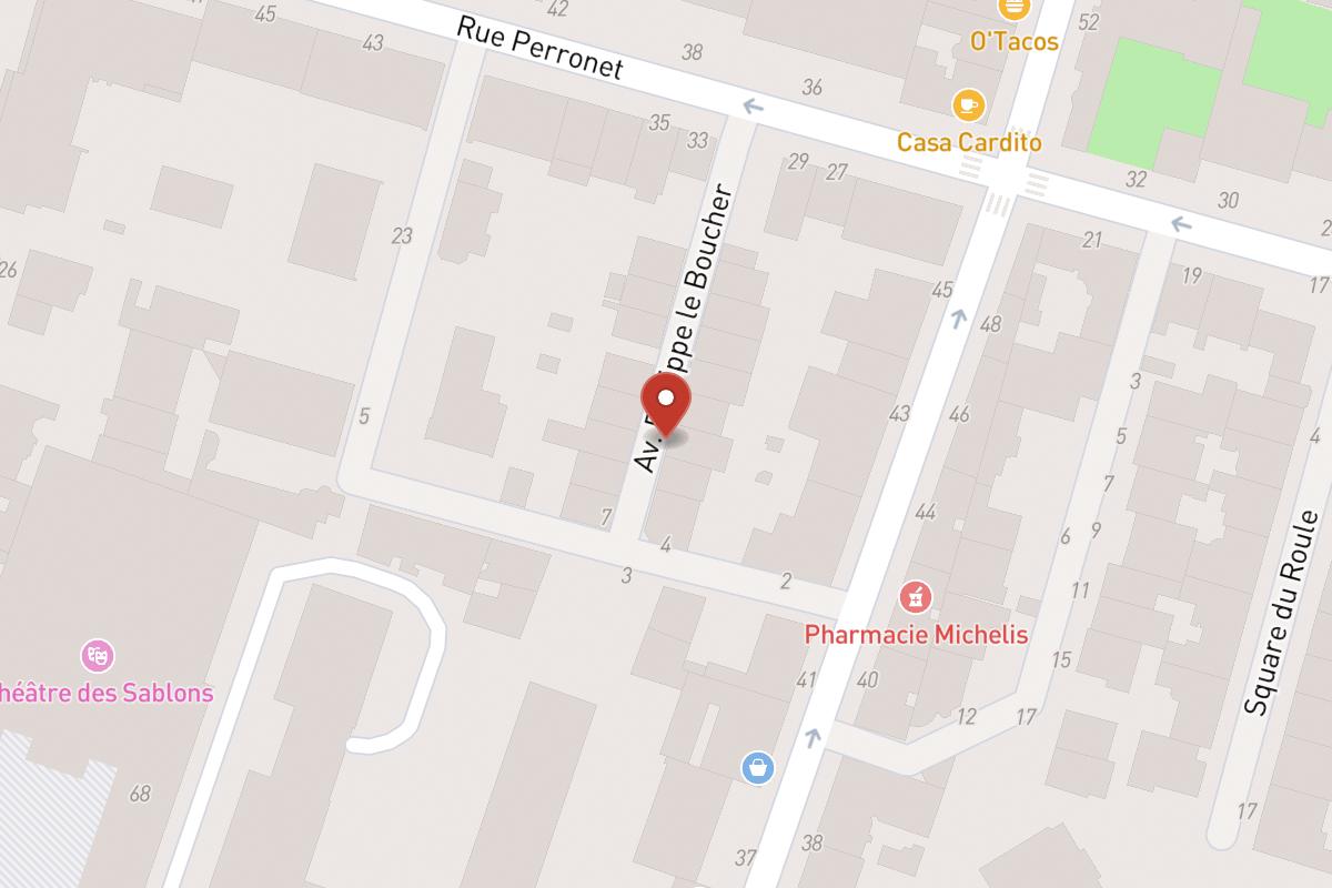 Plan de situation — 8 Avenue Philippe le Boucher