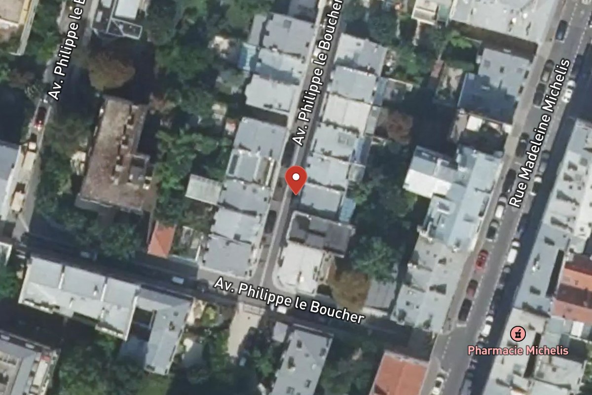 Vue satellite — 8 Avenue Philippe le Boucher