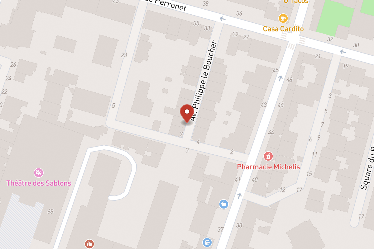 Plan de situation — 9 Avenue Philippe le Boucher