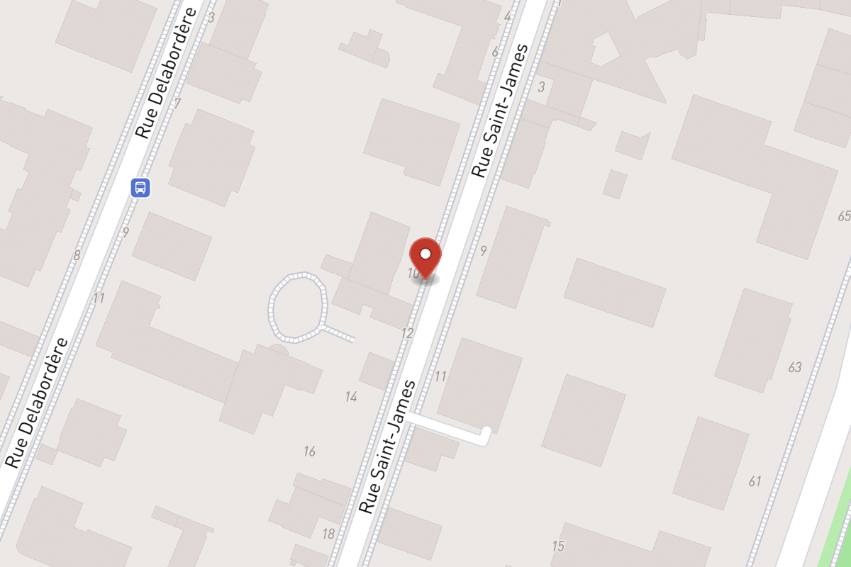 Plan de situation — 10 Avenue Saint James
