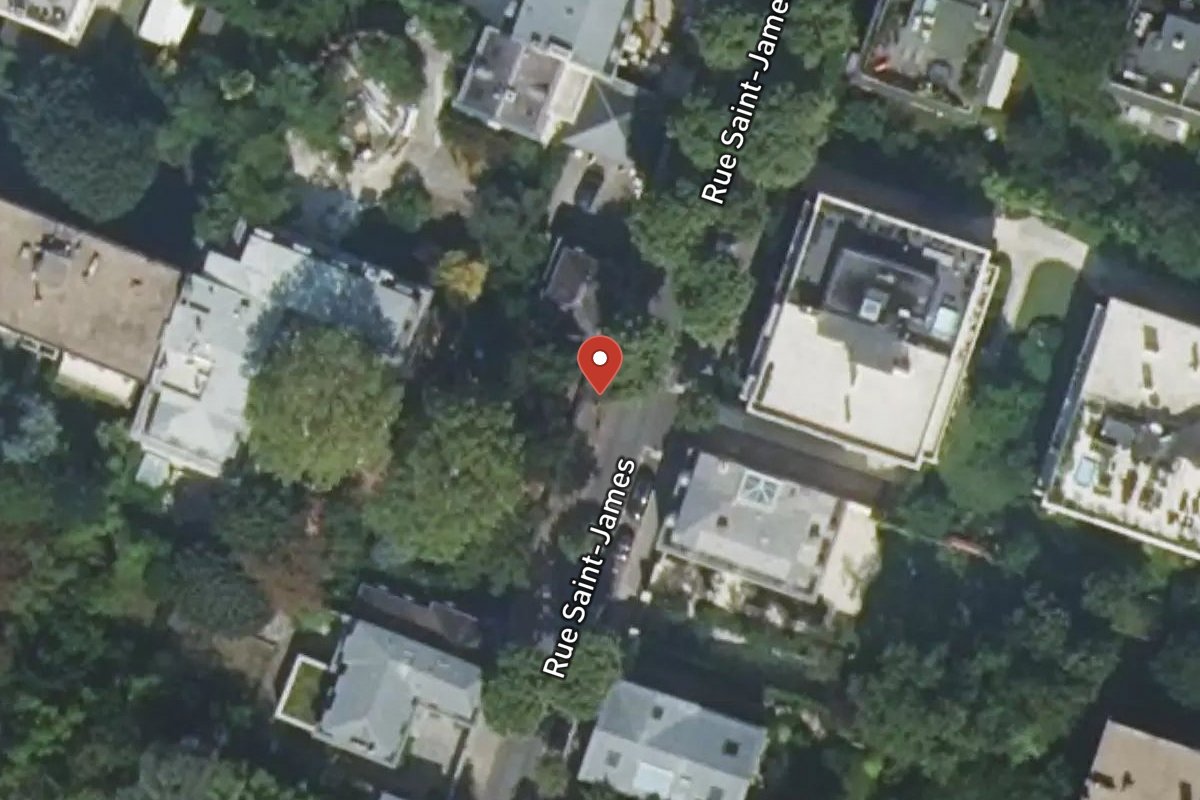 Vue satellite — 14 Avenue Saint James