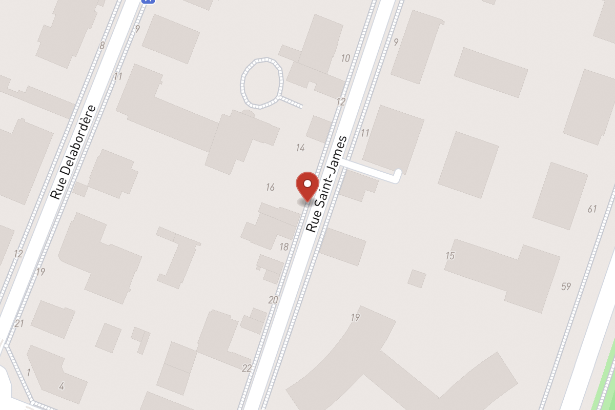 Plan de situation — 16 Avenue Saint James