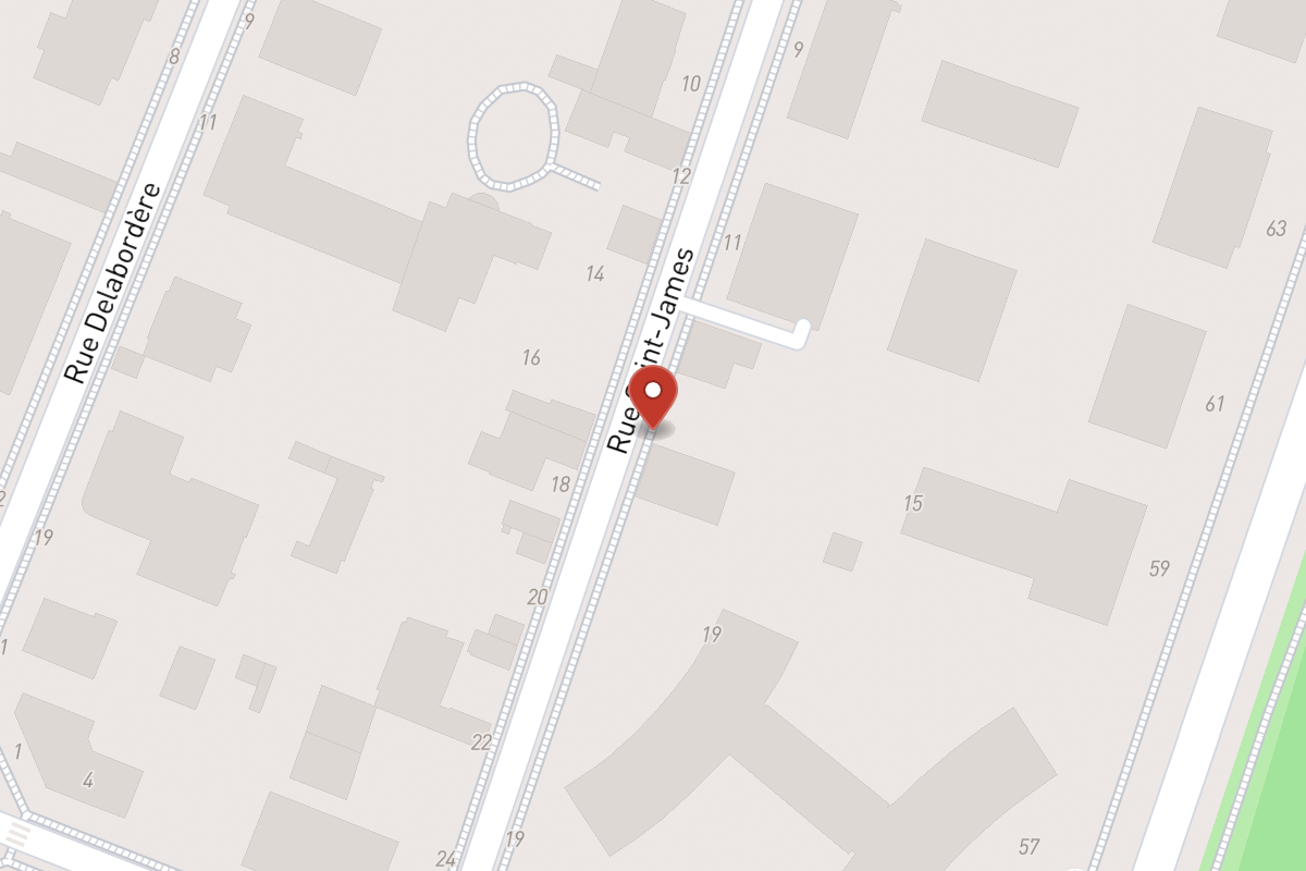 Plan de situation — 17 Avenue Saint James