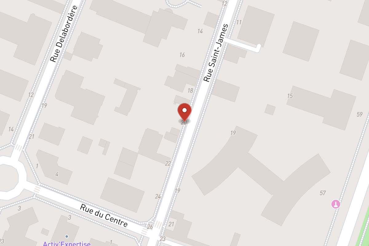 Plan de situation — 20 Avenue Saint James