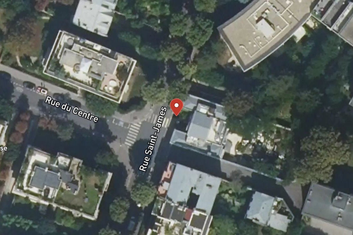 Vue satellite — 21 Avenue Saint James