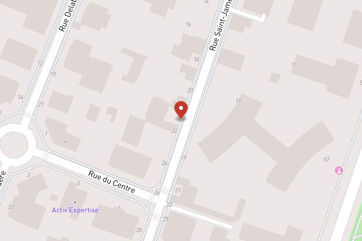 Plan de situation — 22 Avenue Saint James