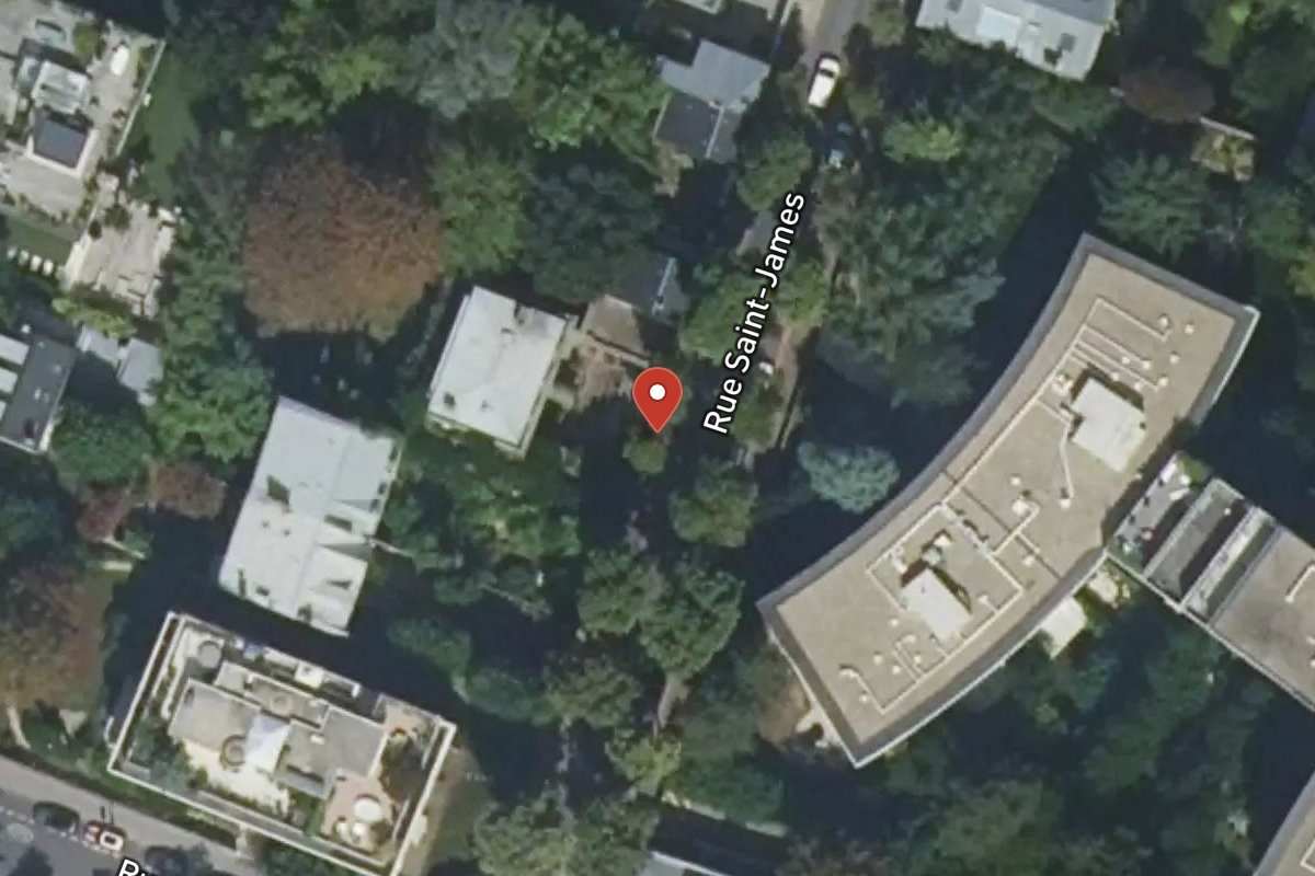 Vue satellite — 22 Avenue Saint James