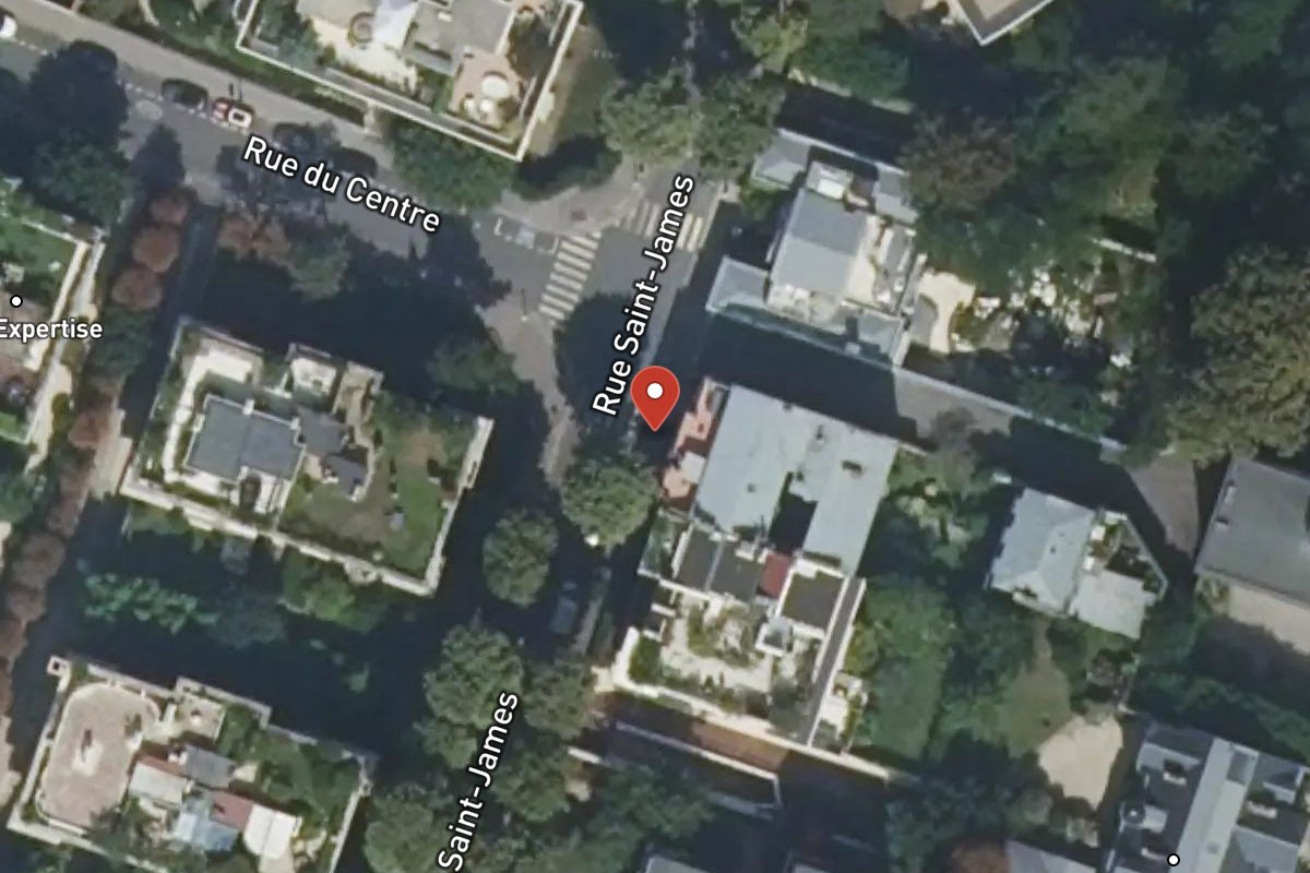 Vue satellite — 25 Avenue Saint James