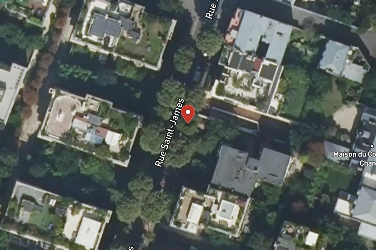 Vue satellite — 27 Avenue Saint James