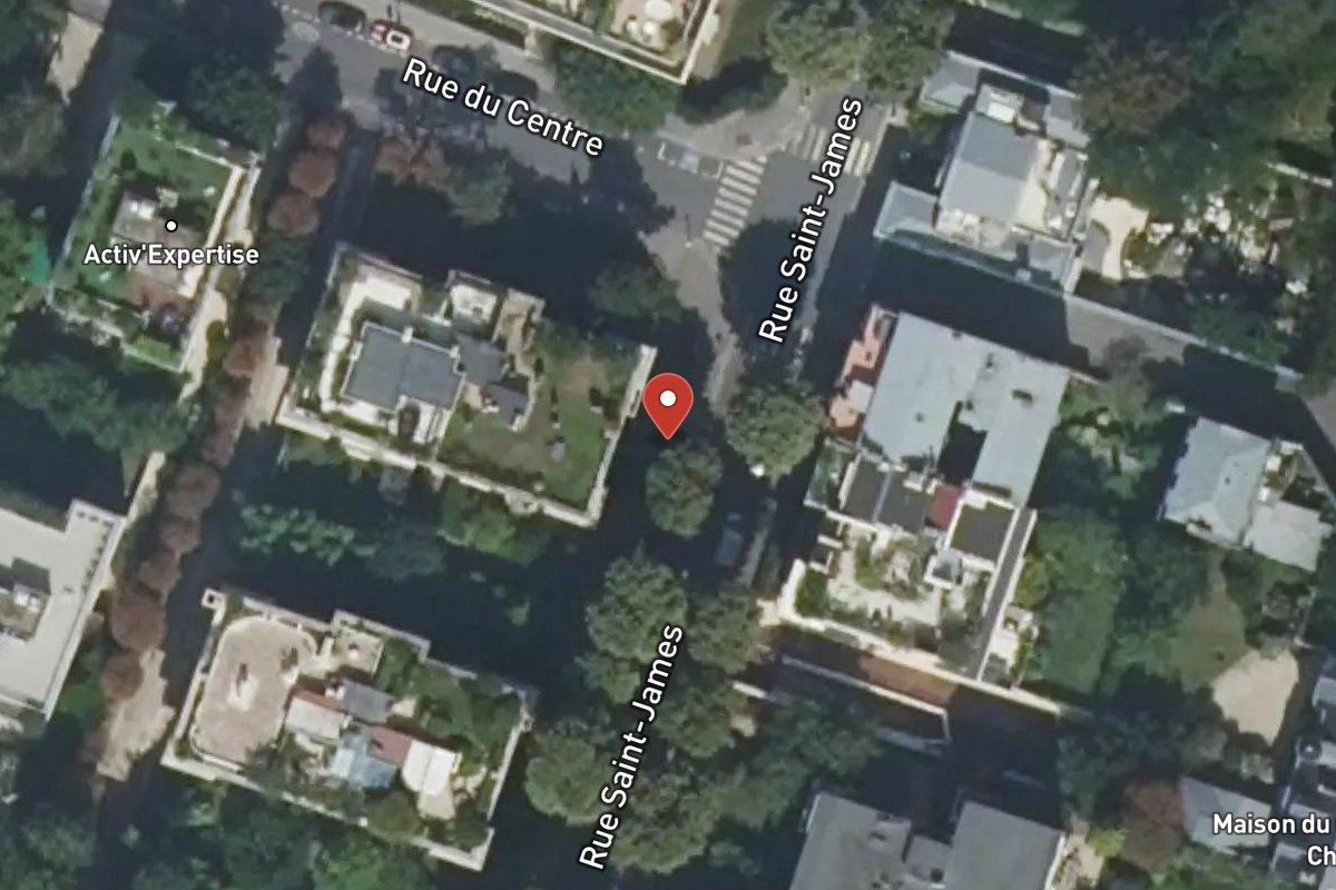 Vue satellite — 28 Avenue Saint James