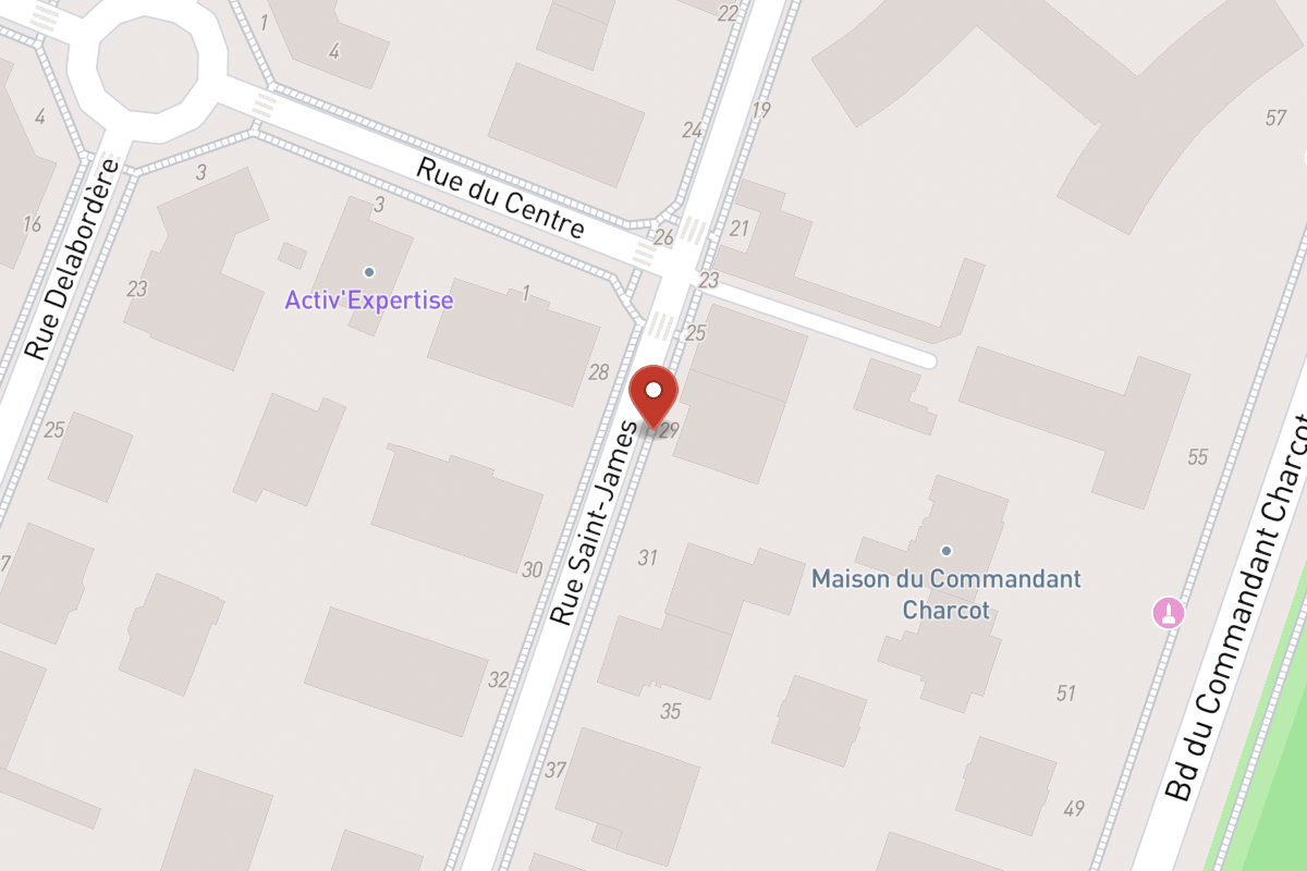 Plan de situation — 29 Avenue Saint James