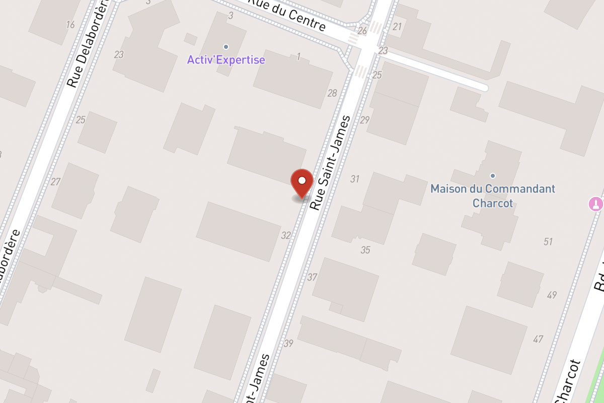 Plan de situation — 30 Avenue Saint James
