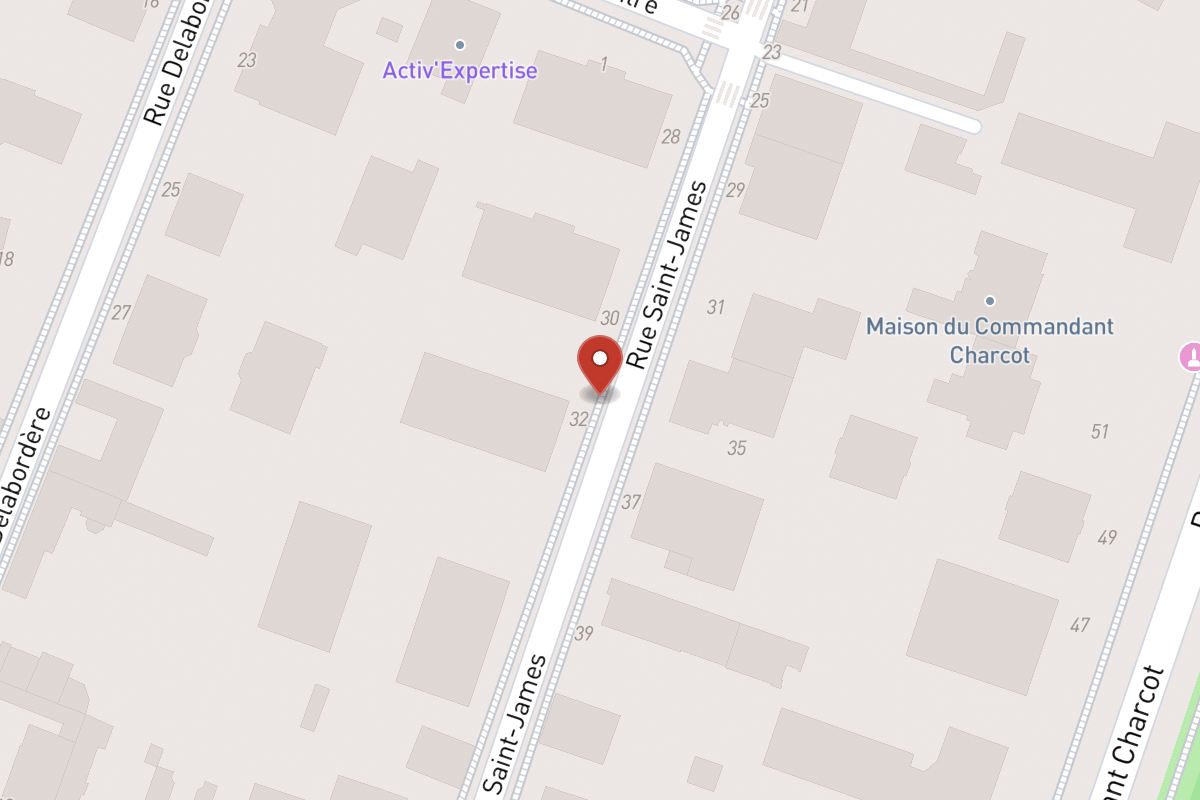 Plan de situation — 32 Avenue Saint James