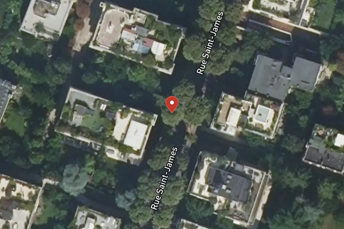 Vue satellite — 32 Avenue Saint James