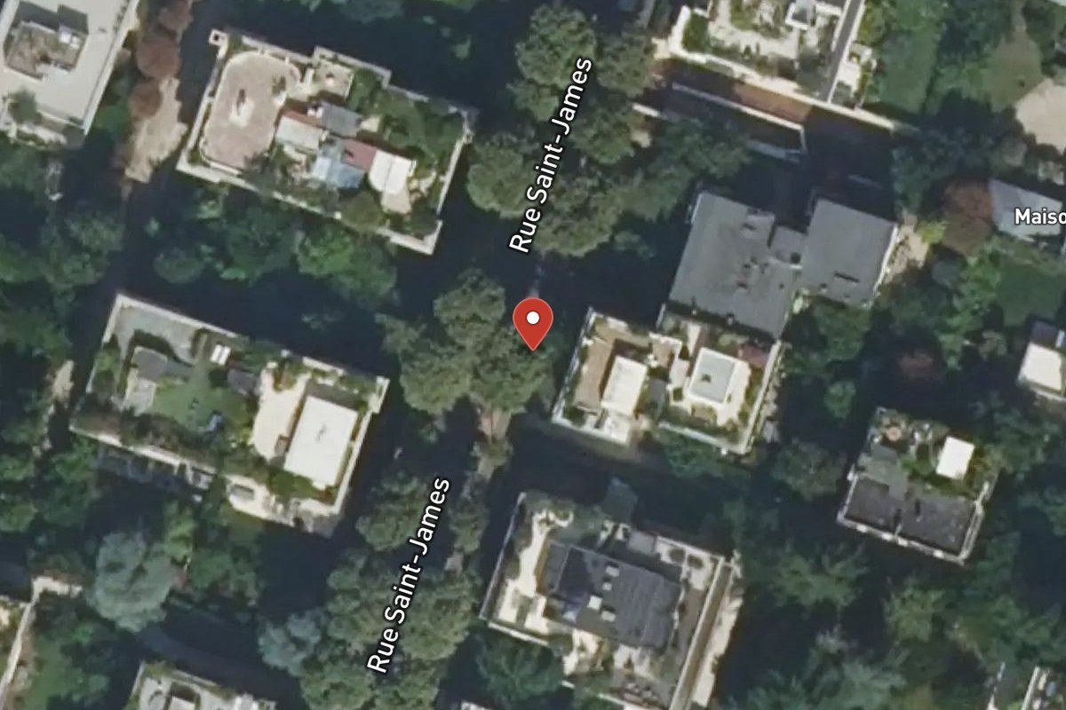 Vue satellite — 33 Avenue Saint James
