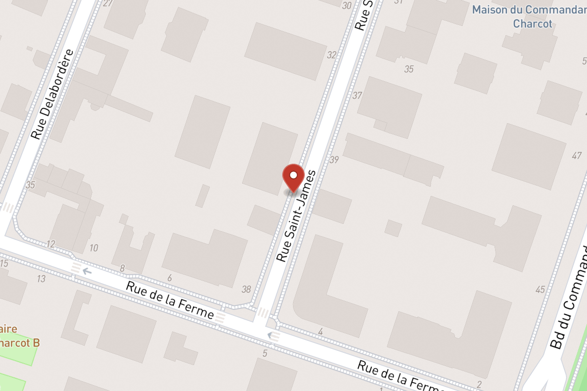 Plan de situation — 34BIS Avenue Saint James