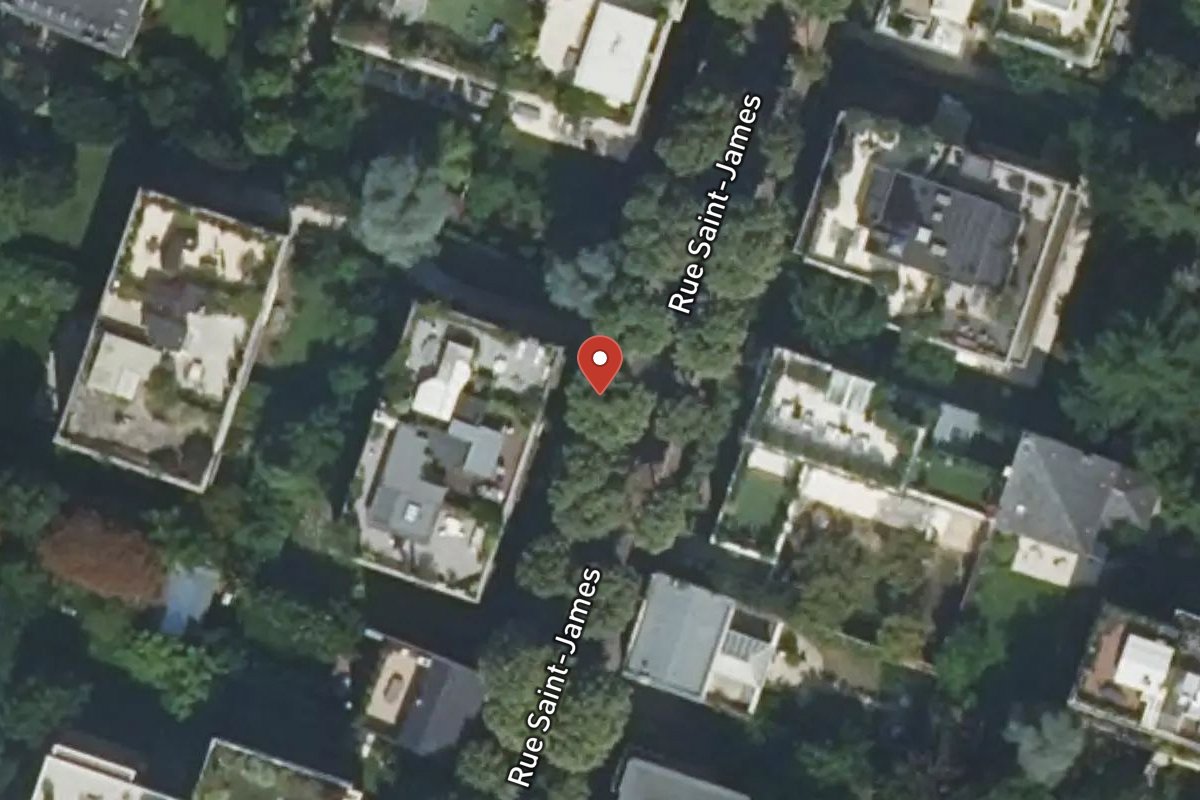 Vue satellite — 34 Avenue Saint James