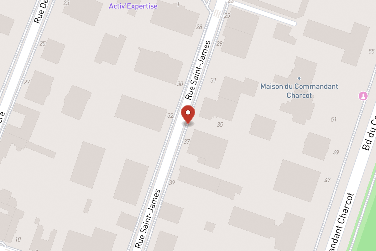 Plan de situation — 35 Avenue Saint James