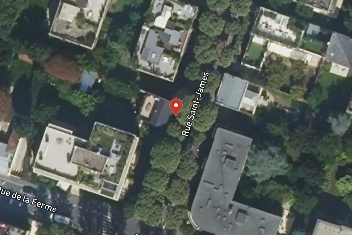 Vue satellite — 36 Avenue Saint James