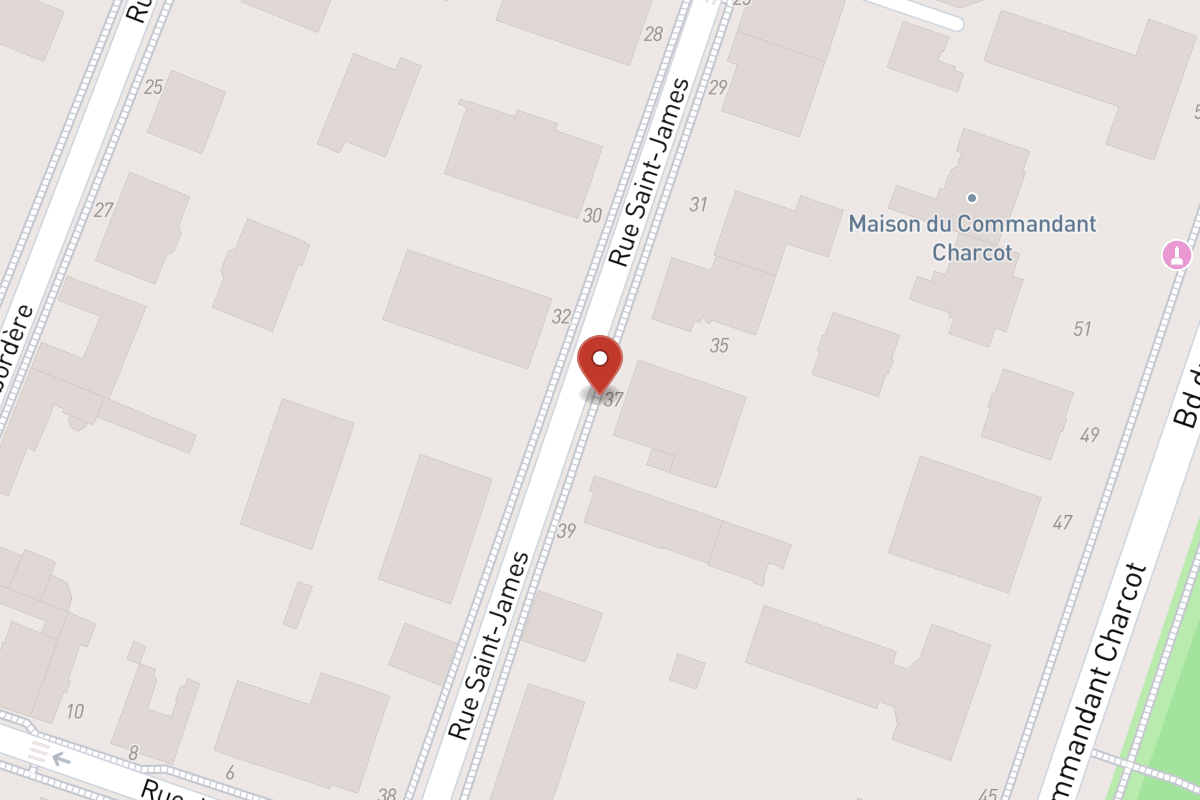 Plan de situation — 37 Avenue Saint James