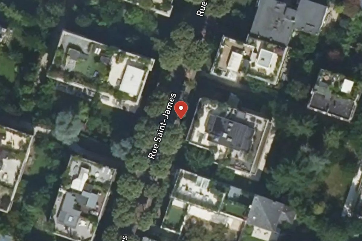 Vue satellite — 37 Avenue Saint James