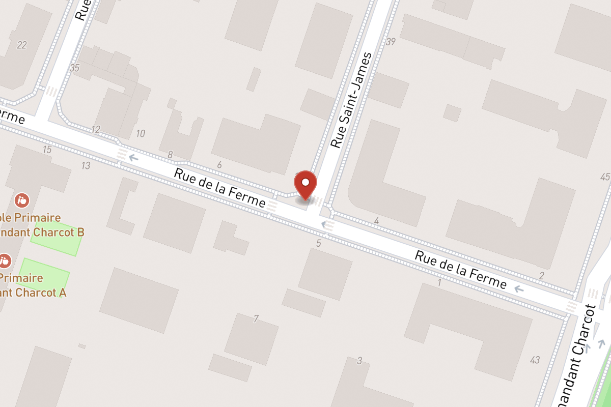 Plan de situation — 38 Avenue Saint James