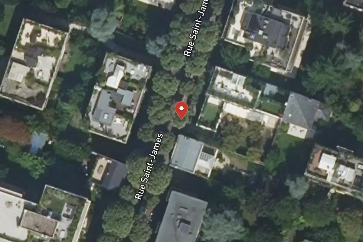 Vue satellite — 39 Avenue Saint James