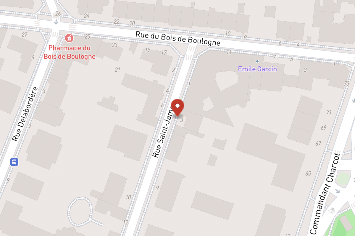 Plan de situation — 3 Avenue Saint James