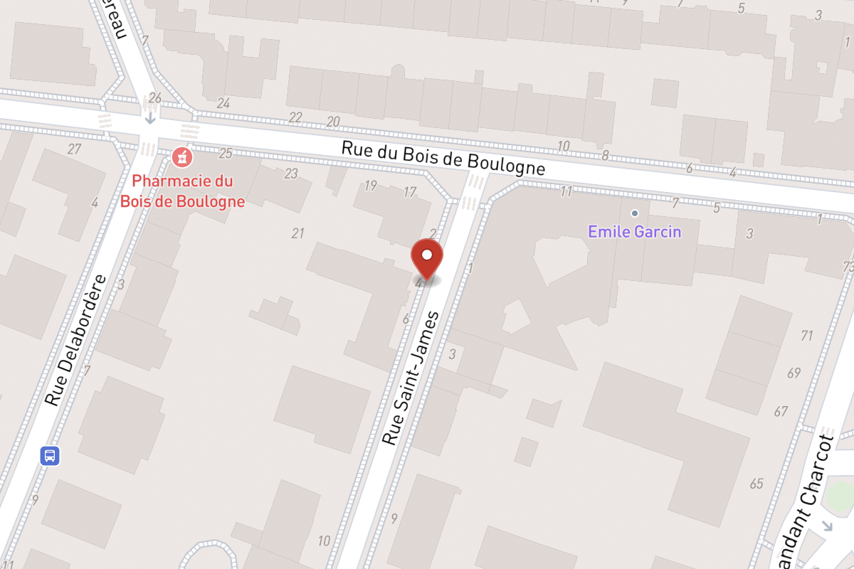 Plan de situation — 4 Avenue Saint James
