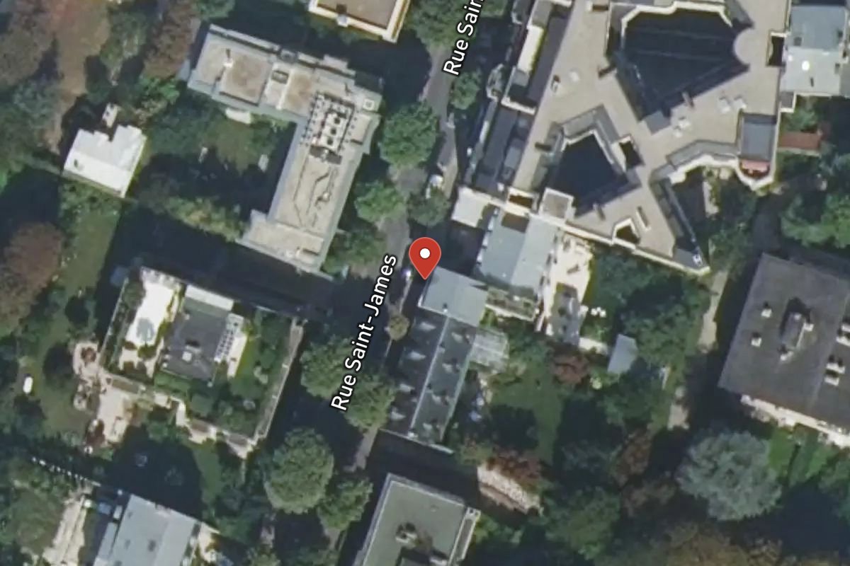 Vue satellite — 5 Avenue Saint James