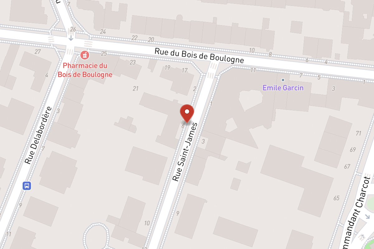 Plan de situation — 6 Avenue Saint James