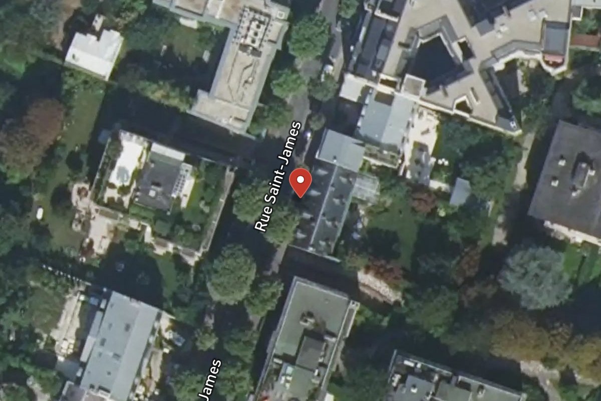 Vue satellite — 7 Avenue Saint James