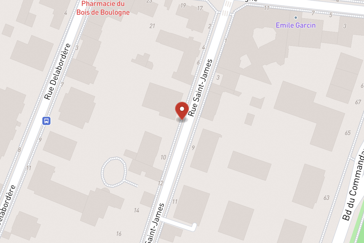 Plan de situation — 8BIS Avenue Saint James