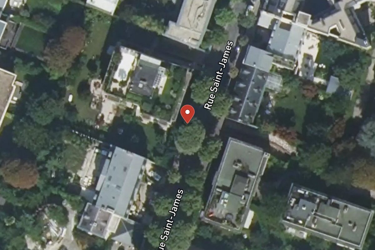 Vue satellite — 8 Avenue Saint James