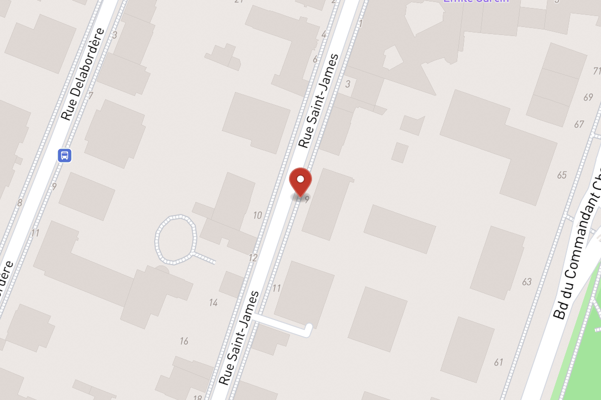 Plan de situation — 9 Avenue Saint James