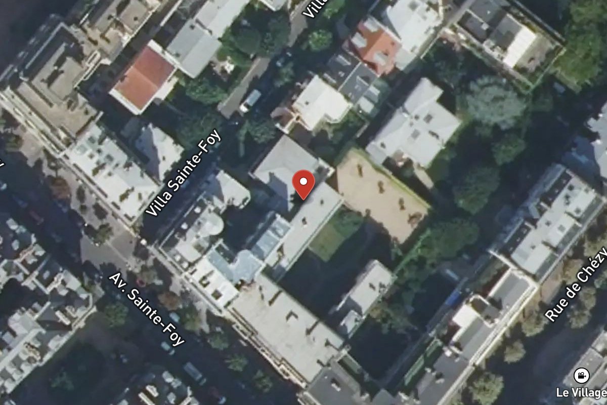 Vue satellite — 10 Avenue Sainte-Foy