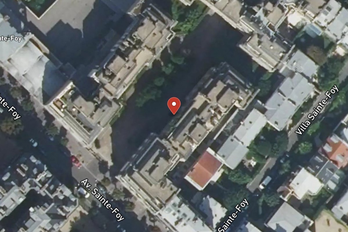 Vue satellite — 15 Avenue Sainte-Foy