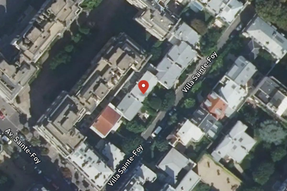 Vue satellite — 16 Avenue Sainte-Foy