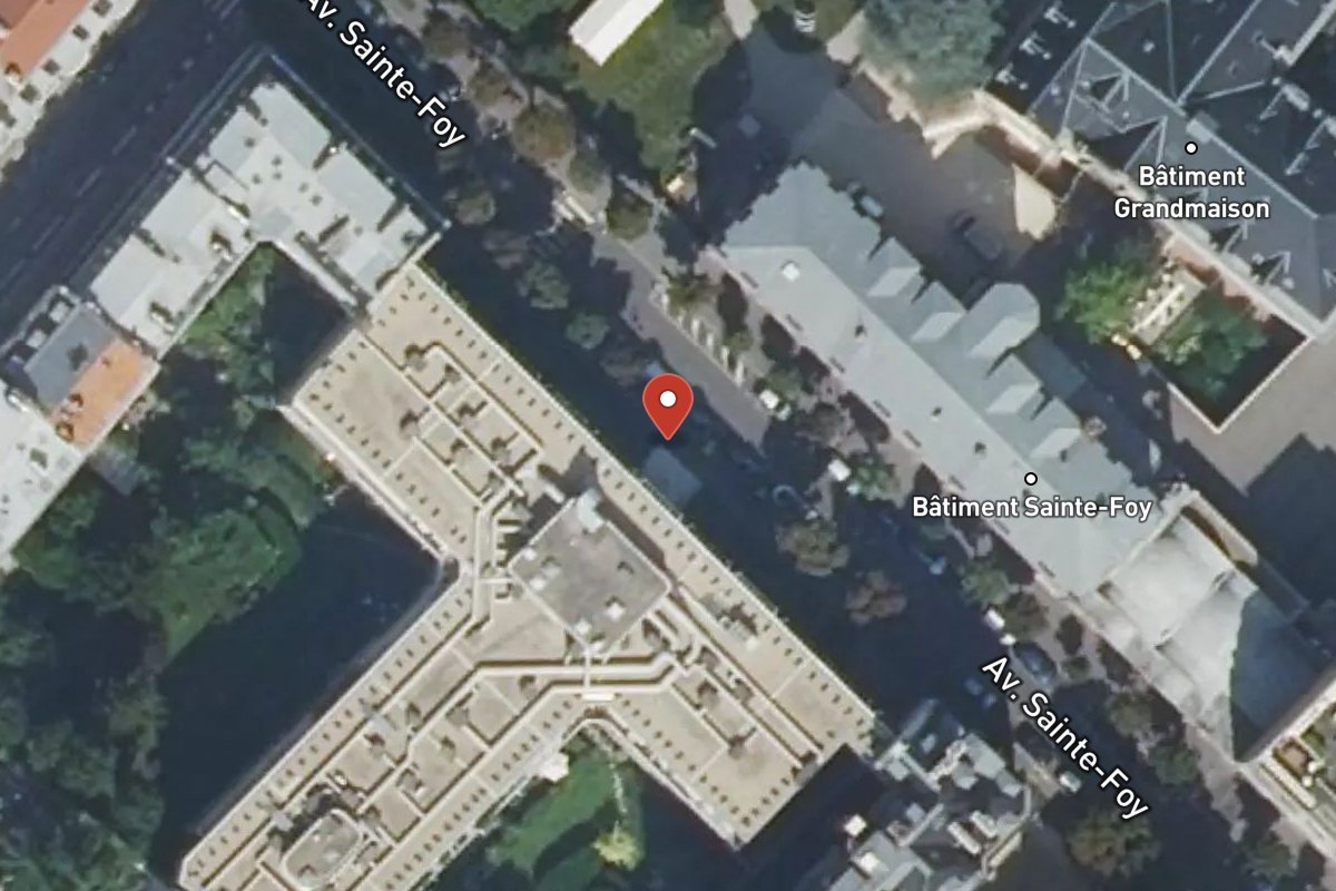 Vue satellite — 21 Avenue Sainte-Foy