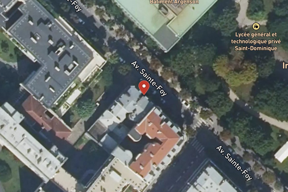 Vue satellite — 29 Avenue Sainte-Foy