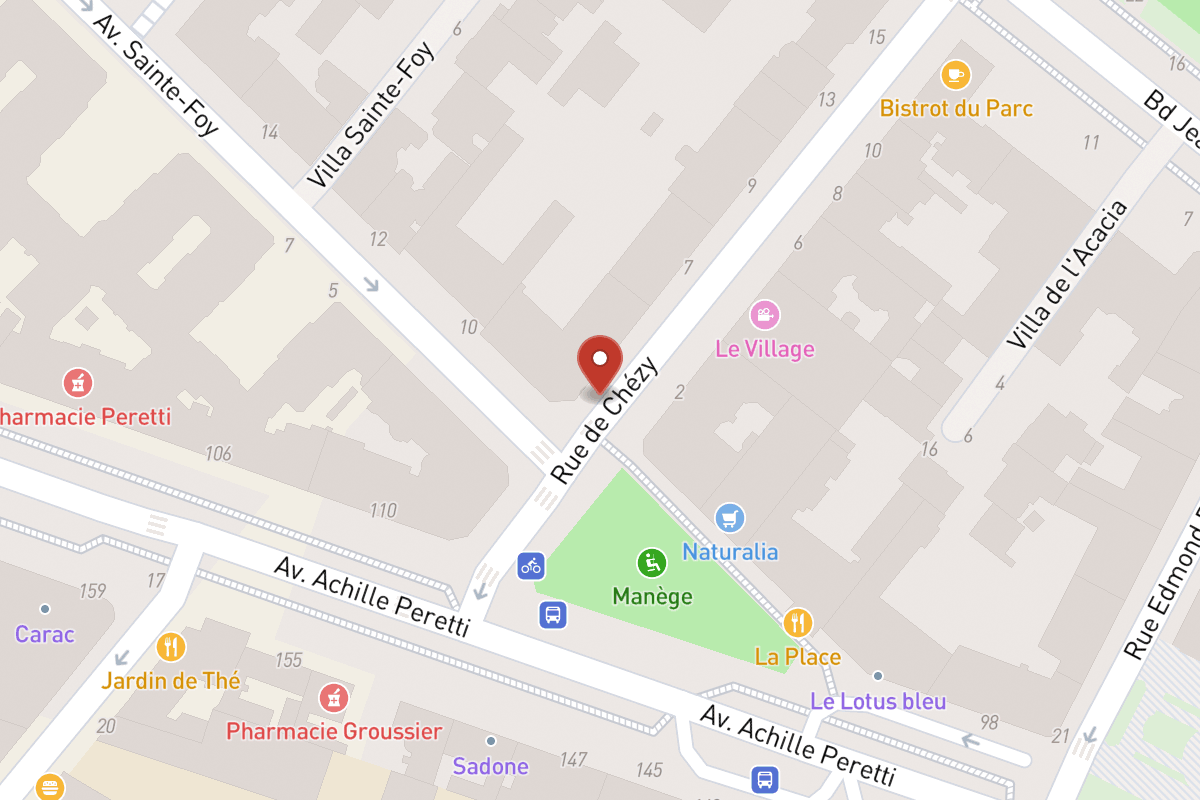 Plan de situation — 2 Avenue Sainte-Foy